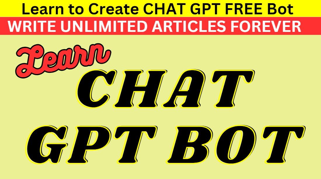 Chat GPT Article Creator Bot 